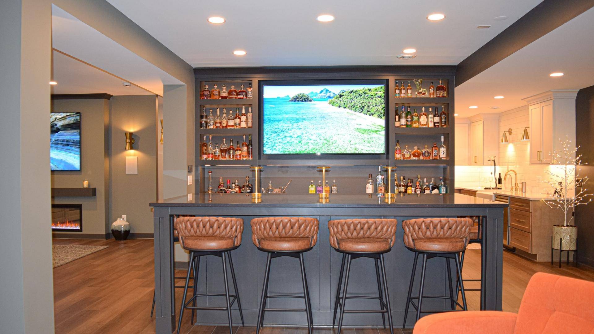Basement Custom Bar