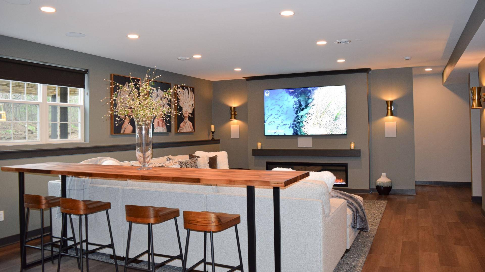Basement Media Room